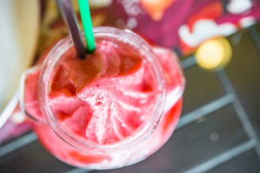 Bir karpuzun yakın çekimi