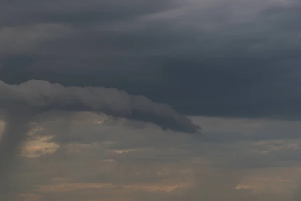 Nuvens Cinzentas Antes Tempestade Espaço Cópia — Fotografia de Stock