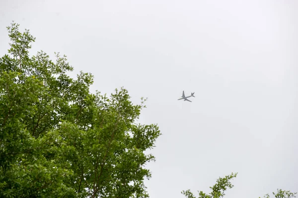 飛行機現代航空機背景 — ストック写真
