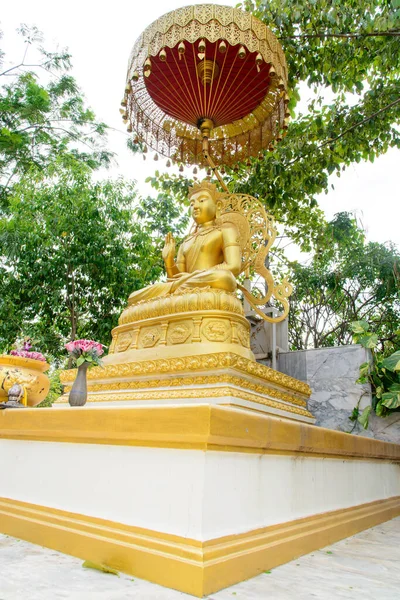 Exteriör Antika Buddhistiska Tempel Resor Koncept — Stockfoto