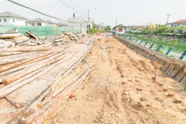 İnşaat alanının görünümü, geliştirme kavramı 