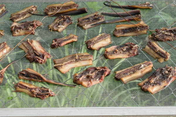Ryba Palona Azjatyckie Jedzenie — Zdjęcie stockowe