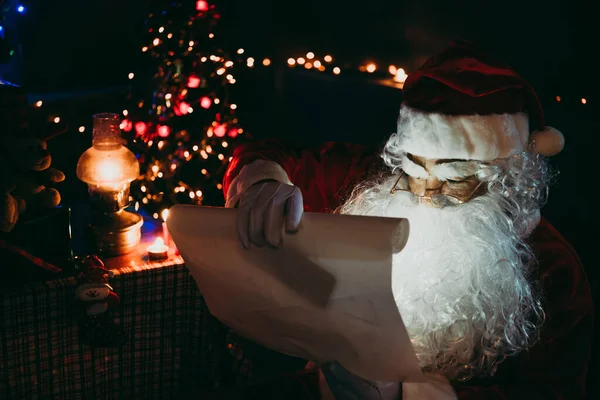 종이를 산타클로스 크리스마스 컨셉트 — 스톡 사진