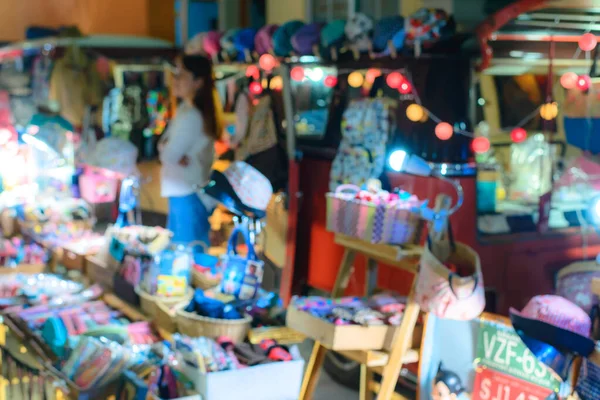 Wazig Achtergrond Van Winkel Met Kleurrijke Objecten — Stockfoto