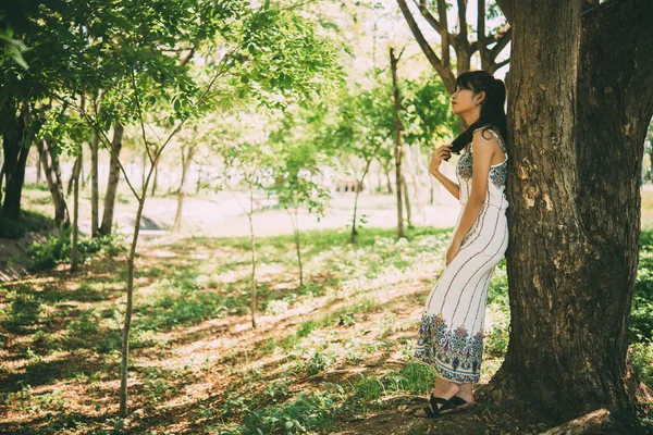 Close Triste Bella Donna Asiatica Unrequire Amore Lei Pensa Così — Foto Stock