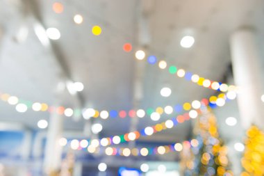 Bulanık bokeh ışığı, bulanık noel arkaplanı