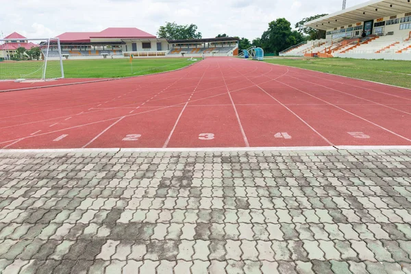 Carrera Pista Para Una Carrera Competición —  Fotos de Stock