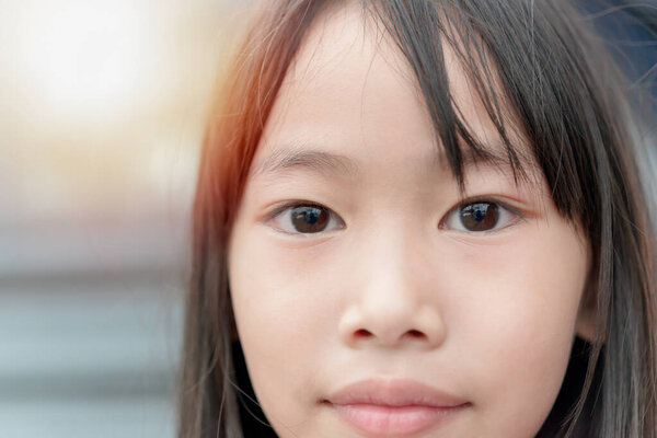 Portrait of a beautiful young girl