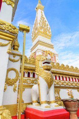 Eski Budist tapınağının dışı, seyahat konsepti. 