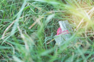 Kondom bulanıklığı açık ama çimenler üzerinde parlak güneş ışığı kullanmıyor.