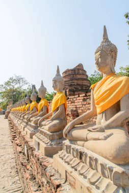 heybetli Buda heykelinin manzaralı manzarası