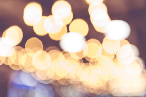 Abstract blurred lights as background