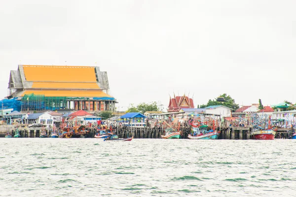 Lodě Pobřeží Thajska — Stock fotografie