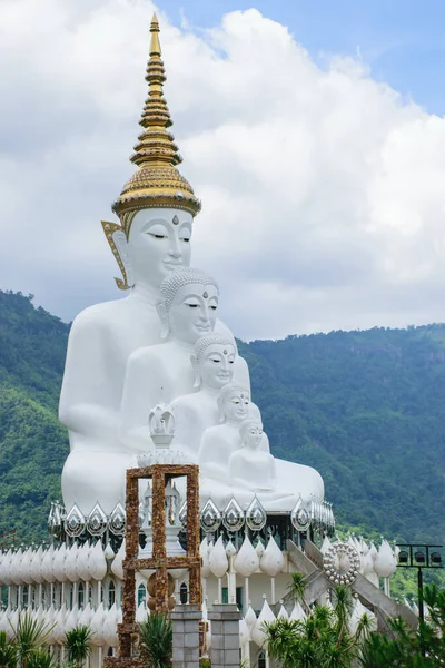 Vista Panoramica Maestosa Scultura Buddha — Foto Stock