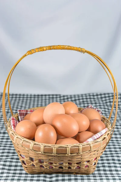 Close Fresh Eggs Panel Sale — Stock Photo, Image