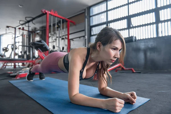 Close Asiático Hermosa Chica Del Deporte Gimnasio Tailandia Amor Salud — Foto de Stock