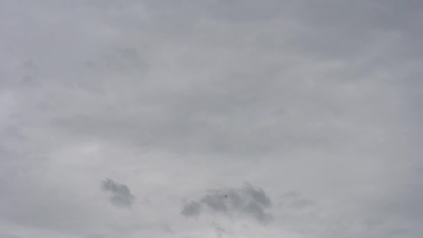 Vista Nuvens Movimento Céu Antes Tempestade — Vídeo de Stock