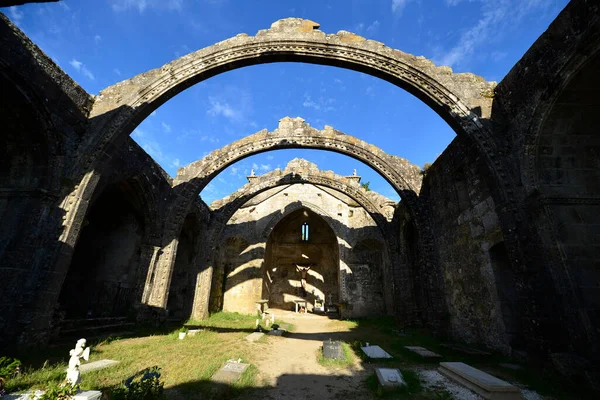 July 2020 Cambados Galicia Santa Maria Church Ruins Cambados Galicia — Stock Photo, Image