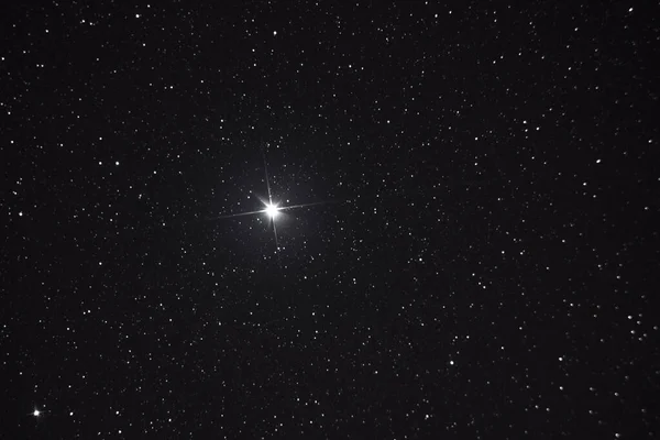 Altair Den Ljusaste Stjärnan Stjärnbilden Aquila Örnen Stockbild