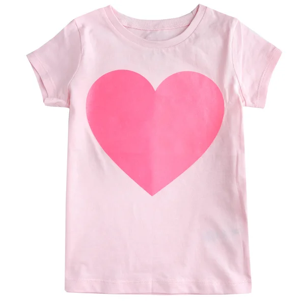 Shirt Con Cuore Vuoto Isolato Love Concept Design — Foto Stock