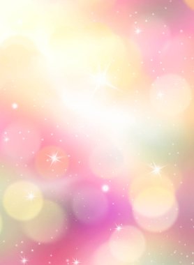 Dikey pembe sarı bokeh arka plan bulanık.