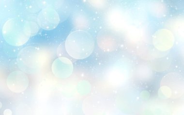 Açık mavi yumuşak kış soyut bulanık bokeh arka plan renkleri. Noel tatil zemin.
