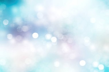 Açık mavi bokeh arka plan bulanık.