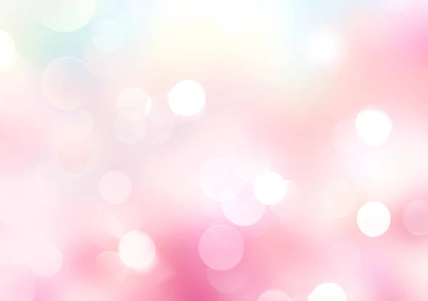 Spring Pink Blurred Abstract Glow Bokeh Background Soft Defocused Backdrop — Stock Photo, Image