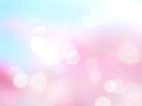 Zachte Roze Blauw Onscherpe Achtergrond Lente Achtergrond Valentine Dag Bokeh — Stockfoto