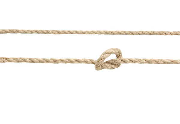 Лінія Мотузки Вузлом Ізольована — стокове фото