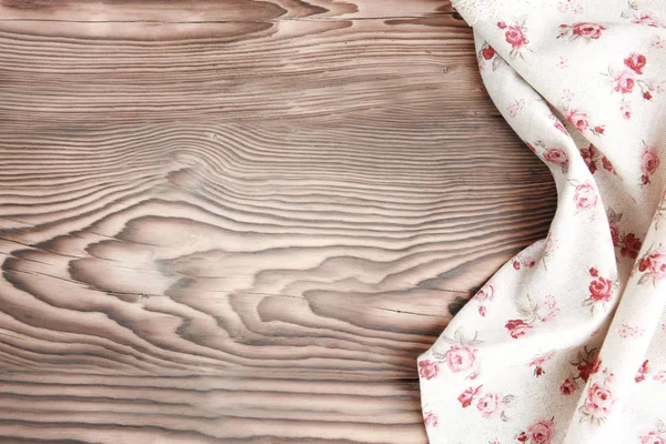 Ściereczki ręcznik na podłoże drewniane. — Zdjęcie stockowe