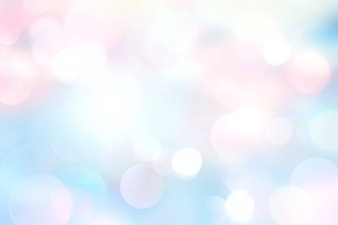 Oink blue bulanık bokeh yumuşak ışıklar arka plan. Romantik Valentin.