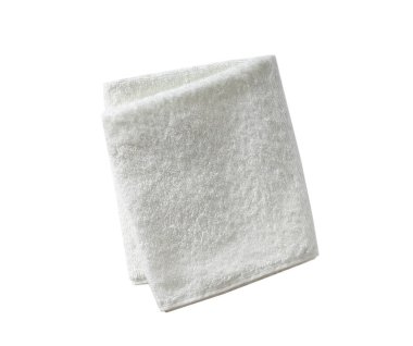 Beyaz havlu beyaza izole edilmiş. İtiraz ediyorum. Kimse..