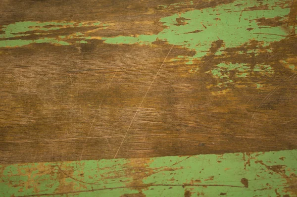 Pastelowy Zielony Shabby Drewniany Stół Tapety Tło Etykiety Rzadkie Działanie — Zdjęcie stockowe