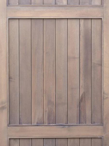 Brown wooden part of the gate — Stock Photo, Image