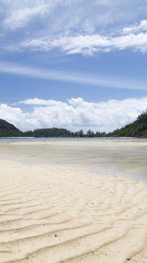 Güzel Seyşeller deniz manzarası