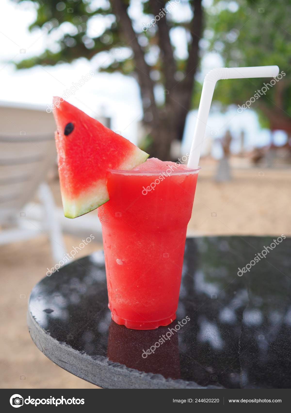 Plastic Cup Watermelon Shake Refreshment Juice Summer Beach Stock Photo Image By C a187 Plastic Cup Watermelon Shake Refreshment Juice Summer Beach Stock Photo Image By C a187