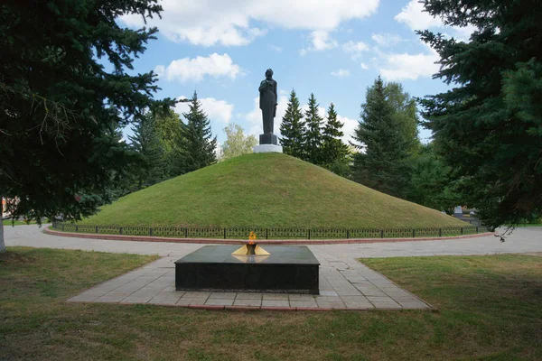 Russland Kaluga Region Stadt Maloyaroslavets August 2017 Gedenkfeier Kurgan Der — Stockfoto