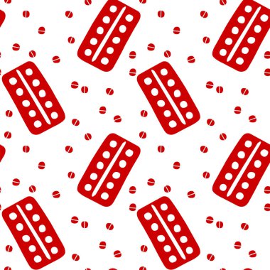 İlaçlarla, ilaçlarla, ilaçlarla, haplarla ve tabletlerle kusursuz bir düzen. Tıbbi eczane geçmişi ve dokuları. Karalama biçiminde Vektör EPS10 illüstrasyonu.