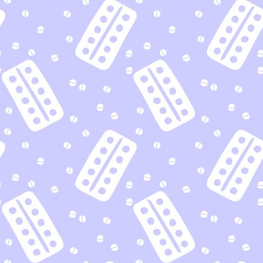 İlaçlarla, ilaçlarla, ilaçlarla, haplarla ve tabletlerle kusursuz bir düzen. Tıbbi eczane geçmişi ve dokuları. Karalama biçiminde Vektör EPS10 illüstrasyonu.