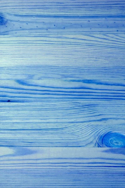 浅蓝色彩色木板表面水平形貌的垂直图像 — 图库照片
