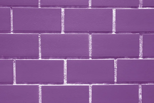 Parede Tijolos Lavanda Cor Roxa Branca Para Fundo Textura Padrão — Fotografia de Stock