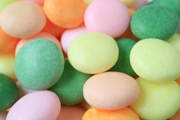 Closed Heap Pastel Color Candies Texture Background — Stock Photo, Image