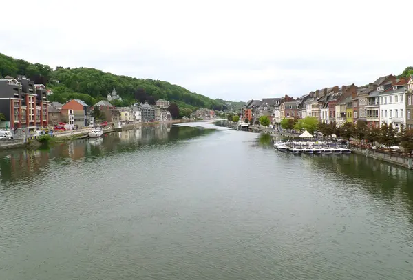 Meuse River Impressive Town Dinant Wallonia Region Belgium — 图库照片
