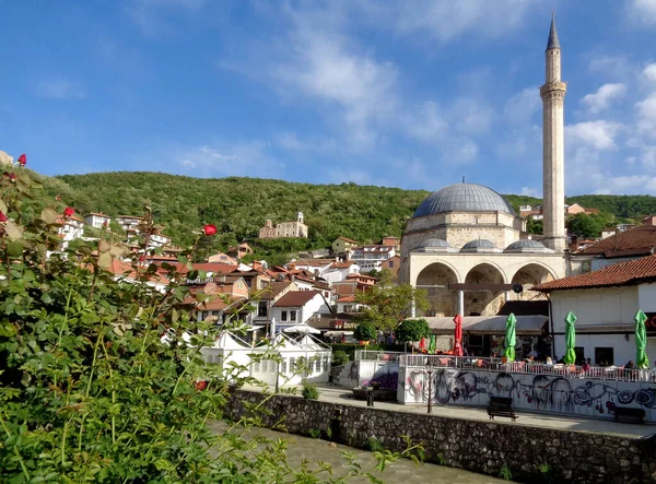 科索沃Sinan Pasha清真寺普里兹伦古城 有著名的地标 — 图库照片