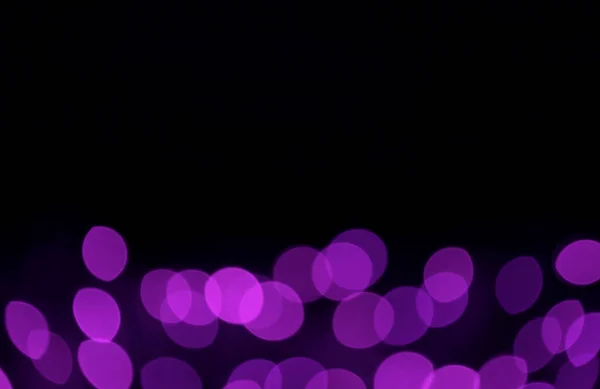 Blurred Bokeh Defocused Purple Light Dark Abstract Background Μαύρο Ελεύθερο — Φωτογραφία Αρχείου