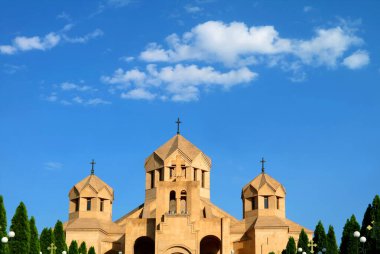 Aydınlatıcı Katedral Aziz Gregory 'nin Eşsiz Mimarisi veya Eritron Bölgesi, Erivan, Ermenistan
