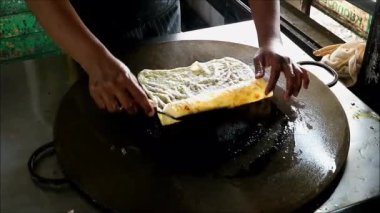 Demir Pan 'da Şefin Kızarmış Kızarmış Tatlı Roti Çekimi