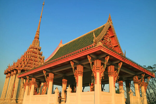 Fantastic Wat Khao Dee Salak, a Remarkable Buddhist Temple Features a Revered Buddha Footprint in Suphan Buri Province, Thailand