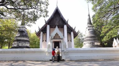 Wat Thammaram Ortaçağ Budist Tapınağı, Ayutthaya Tarih Parkı, Tayland
